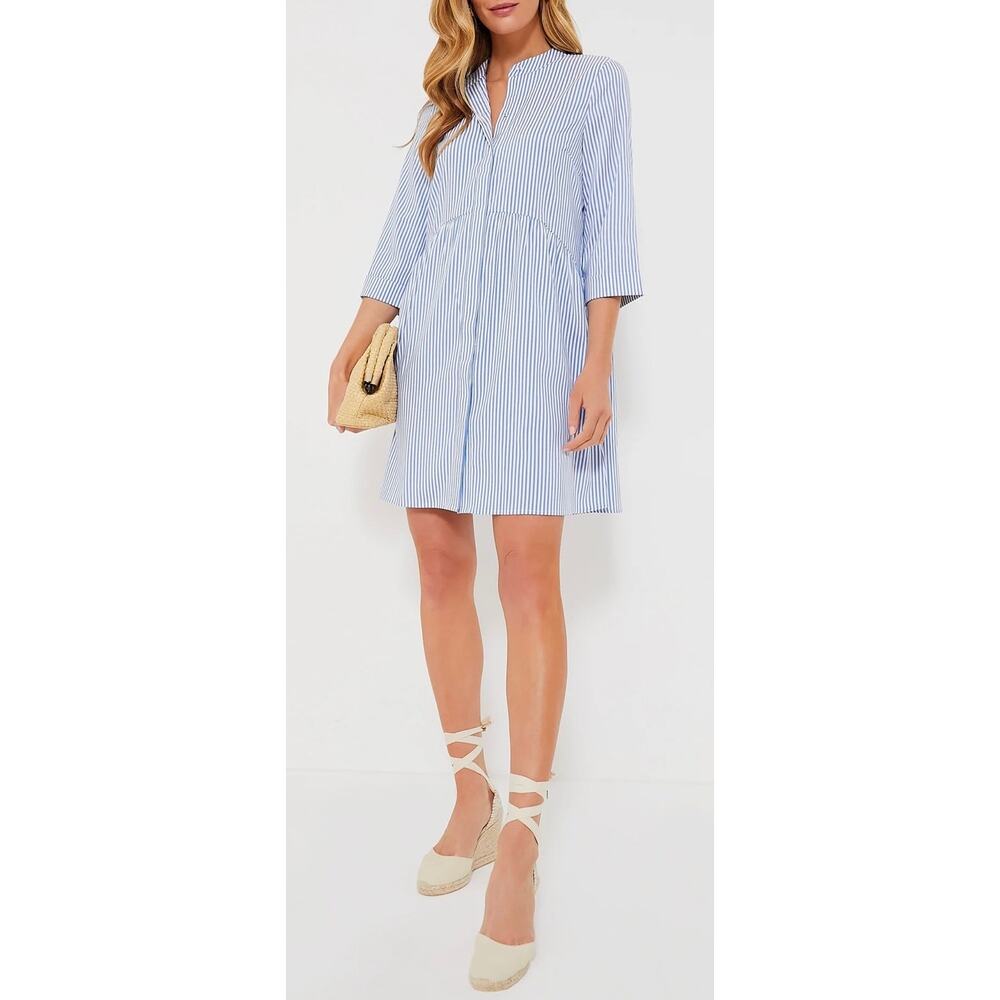 Tuckernuck Blue and White Striped Dress